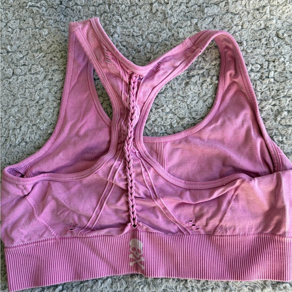 Pink SoulCycle Racerback Sports Bra - Picture 2 of 2